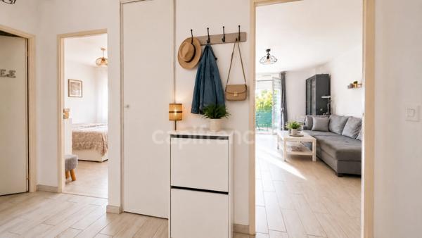 FLEURY MEROGIS (91)APPARTEMENT T3 63 M² AVEC GRAND BALCON ET DEUX STATIONNEMENTS EN SOUS-SOL