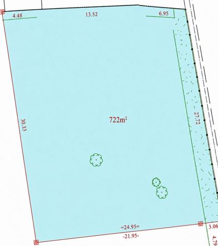 Terrain 722 m², au calme et hors lotissement