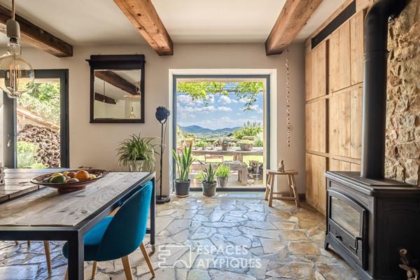 Sublime bergerie écologique rénovée avec vue sur le Canigou