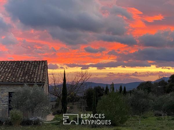 Sublime bergerie écologique rénovée avec vue sur le Canigou
