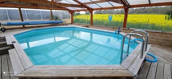 Maison de campagne avec piscine