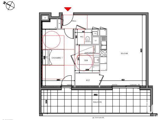 Appartement à vendre 2 pièces 52 m² Eybens