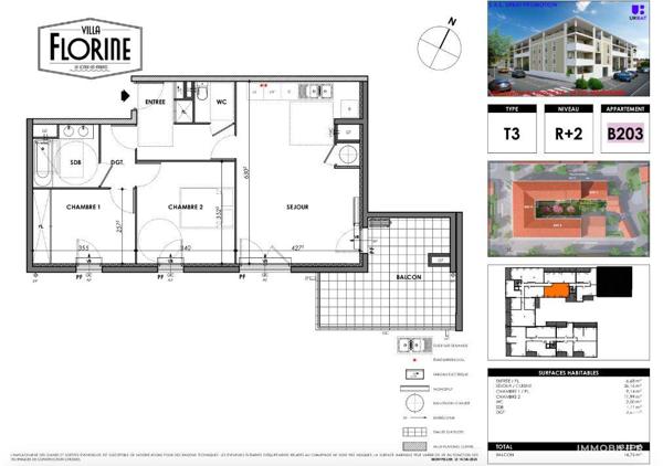Appartement à vendre 3 pièces 63 m² La Londe-les-Maures