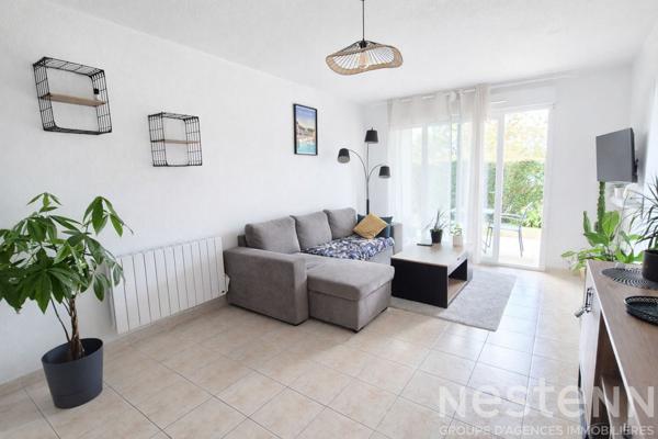 Appartement T2 de 43 m² avec jardin, cave et parking à Auray