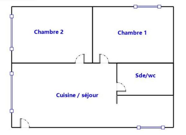 Appartement familial 3 pièces - Calme et lumineux- Paris 11e