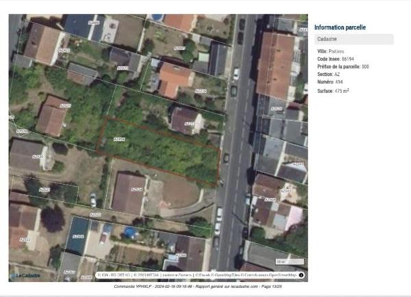 Terrain constructible hors lotissement