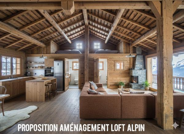 La Giettaz (73590) Grange à rénover – Col des Aravis – Vue montagnes – Fort potentiel