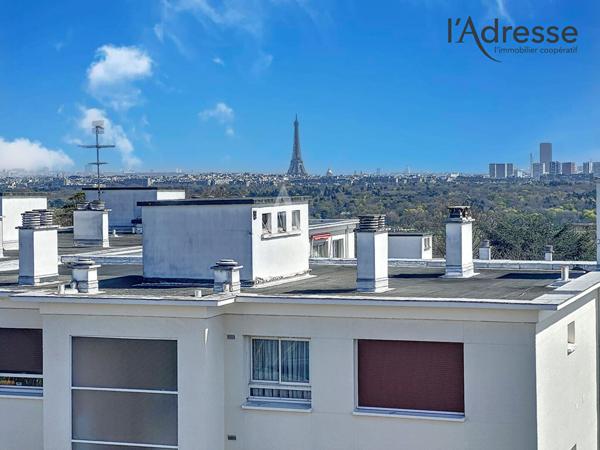 SURESNES/ Maréchal de Lattre de Tassigny - Vue Paris - Appartement Studio / 2 pièces 36m² - 1 Cave - 1 BOX