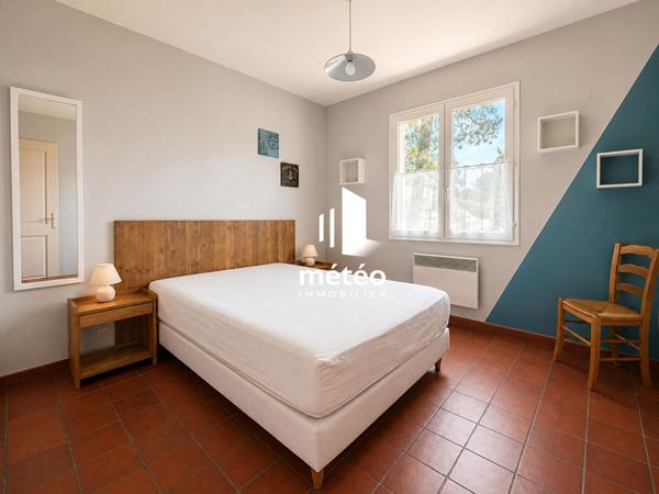 Maison à vendre – sous les pins à deux pas de la plage