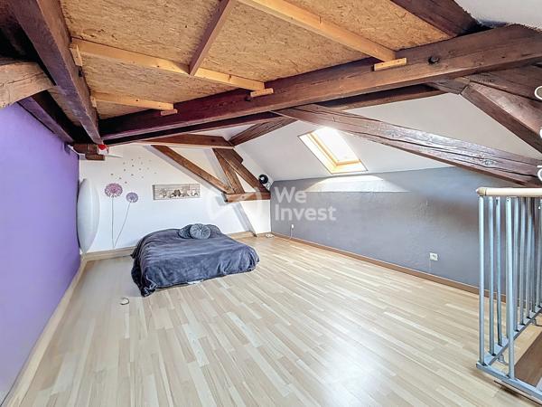 Duplex de caractère 91 m² – 3 chambres – Immeuble 1887 – Gorcy – Cave – 169 000 € FAI