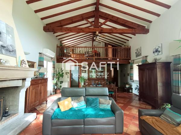 MAISON 172 m²  A LA CAMPAGNE, PISCINE, GRAND TERRAIN