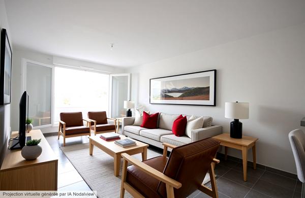 Nantes Tortière - Appartement T2 41.47 m2, balcon, place de parking