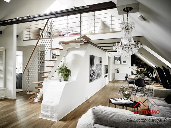 Saint-Cergues (74140) T4 duplex de 96 m² à Saint-Cergues – Appartement à personnaliser, 3 chambres, mezzanine, suite parentale