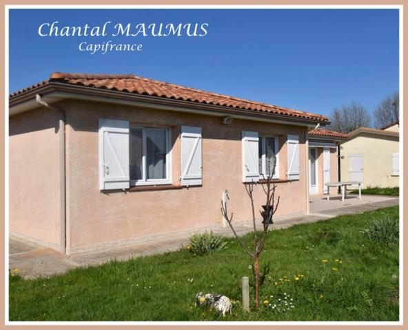 MAISON DE PLAIN-PIED A VENDRE 4 PIECES PROCHE DE TARBES SUR TERRAIN DE 604 m2