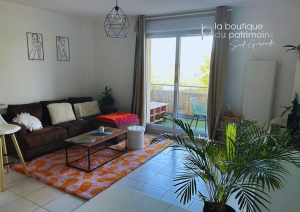 LANGON - APPARTEMENT T3 - 2 PLACES DE PARKING - BALCON - PISCINE- VENDU LIBRE