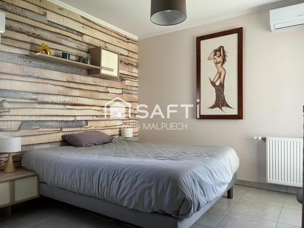 T3 traversant avec jardin et parking à Saint Alban