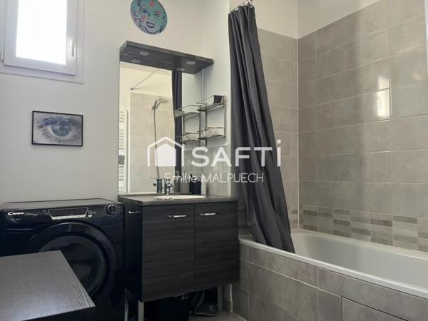 T3 traversant avec jardin et parking à Saint Alban