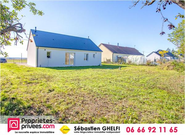 proche de Contres-belle maison de plain pied-2 chambres-cellier- 920 m²