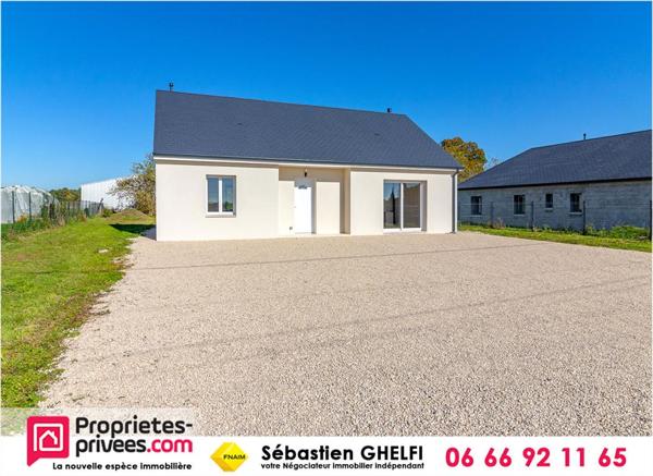 proche de Contres-belle maison de plain pied-2 chambres-cellier- 920 m²