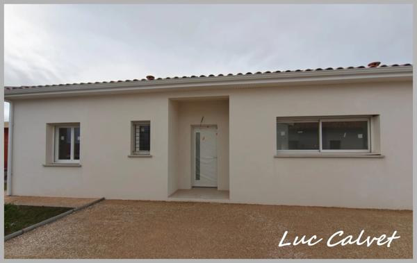 BRESSOLS (82) à vendre Maison neuve plain-pied  293500€