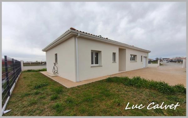 BRESSOLS (82) à vendre Maison neuve plain-pied  293500€