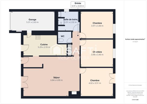 Maison de plain pied et localisation idéal