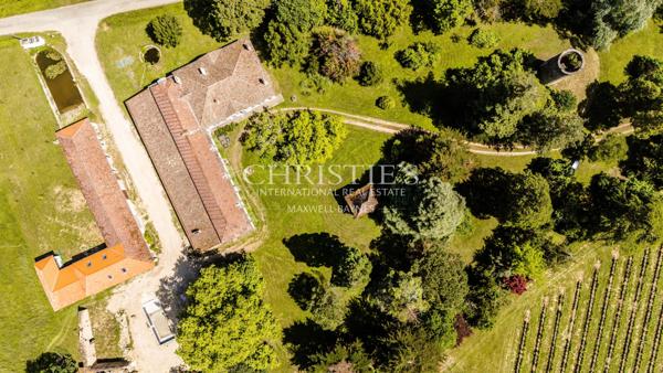 Magnifique Girondine du XVIIIe siècle, 5 hectares de terrain et piscine