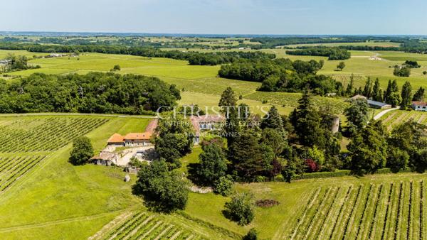 Magnifique Girondine du XVIIIe siècle, 5 hectares de terrain et piscine
