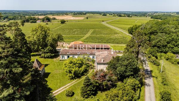 Magnifique Girondine du XVIIIe siècle, 5 hectares de terrain et piscine