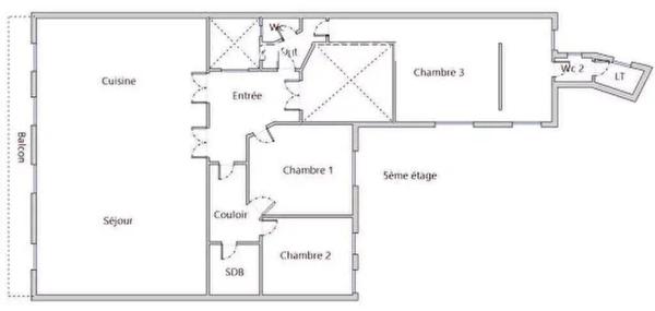 Paris 8/16 Pont de l’Alma : appartement luxe vue dégagée et balcon filant