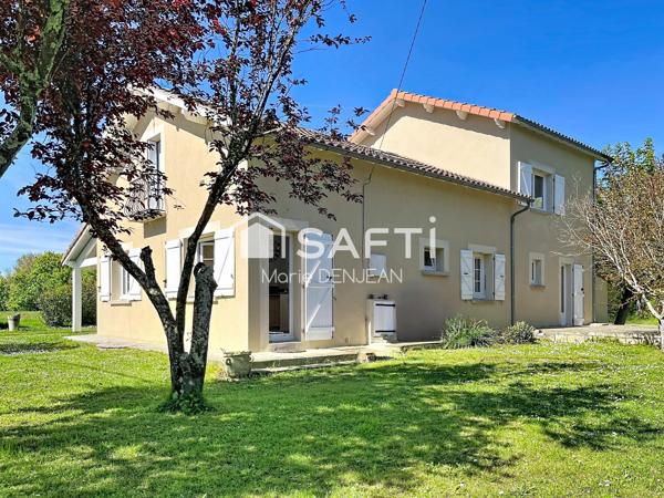 Maison rénovée 160 m², 6 pièces – Terrain 3750 m²