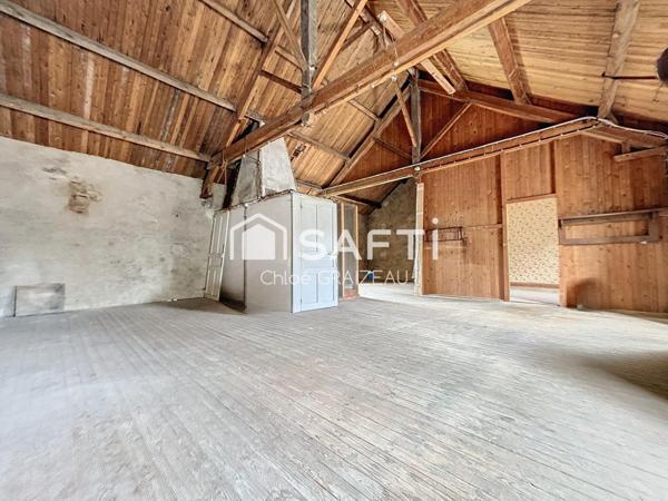 Maison de bourg, 130 m² habitables évolutifs