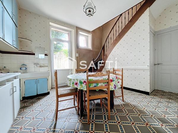 Maison de bourg, 130 m² habitables évolutifs