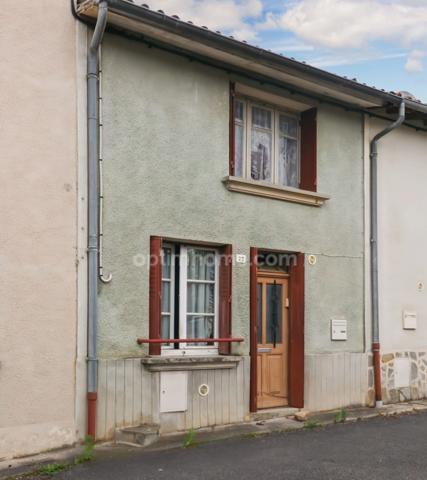 Maison de Ville sur deux niveaux - 3 pièces - 2 chambres - Dépendance - Garage - Terrain 609 m² - 87210 LE DORAT