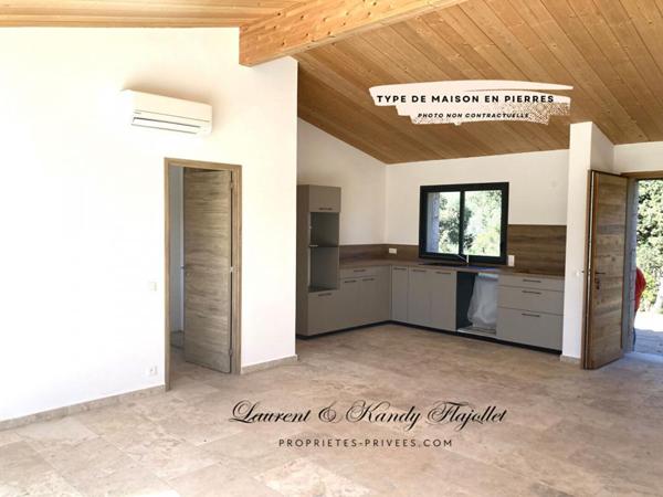 Maison type T3  en pierres séches avec piscine - Ste Lucie de Porto Vecchio 2A - CORSE DU SUD - FRANCE