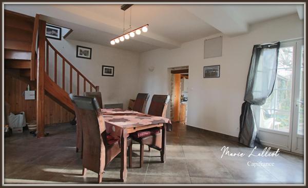 Maison à vendre 5 pièces COURCELLES-LE-ROI (45) Grande pièce, 3 chambres, véranda