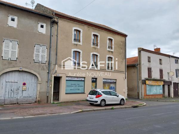 Immeuble - Deux Grands Appartements à Aigueperse pour habiter ou pour louer