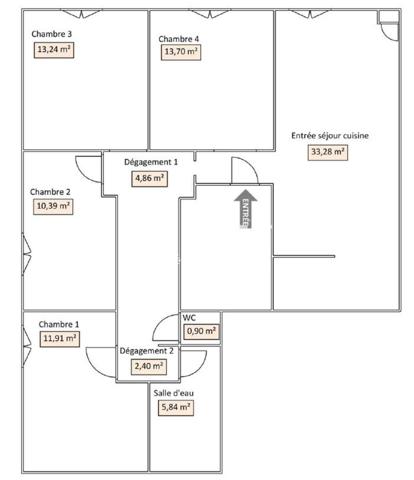 Immeuble - Deux Grands Appartements à Aigueperse pour habiter ou pour louer