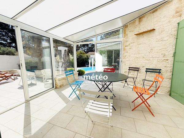 maison de plain pied 4 chambres avec piscine à la Tranche sur mer