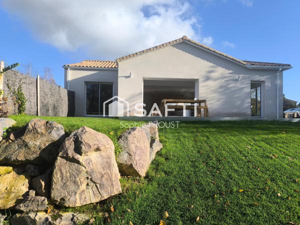 Maison récente, 3 chambres, dans un cadre exceptionnel