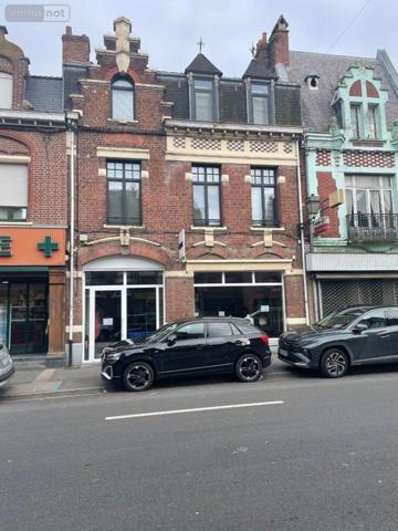 Local mixte (Pro/Hab) à vendre à Bailleul dans le Nord (59270), ref : F30376