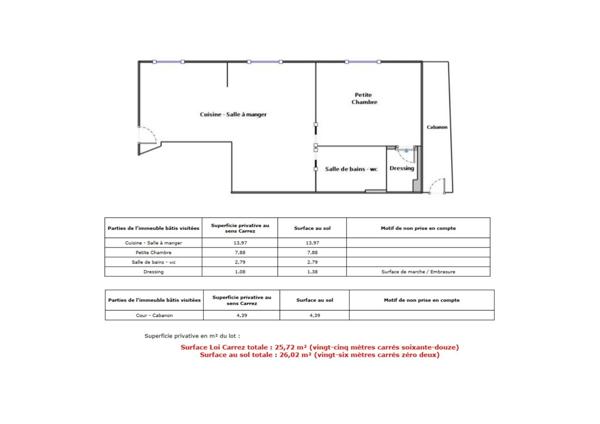 Appartement à vendre 2 pièces 26 m² Les Lilas