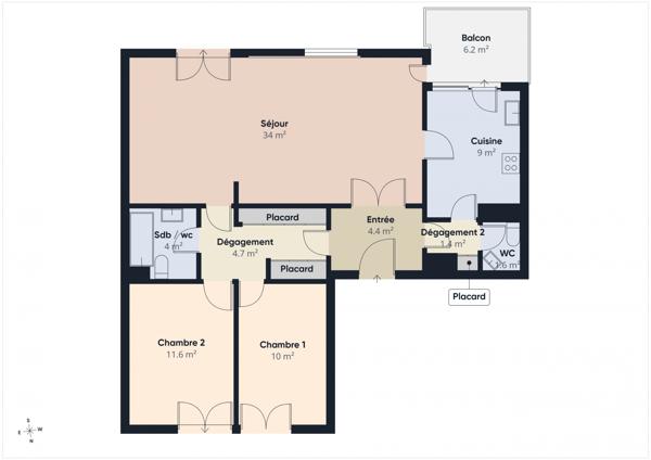 Appartement à vendre 4 pièces 84 m² Sceaux