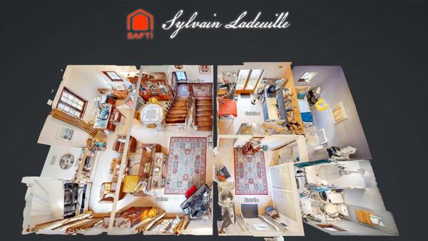 Maison périgourdine de 115 m2 habitables sur 1470 m2 de terrain