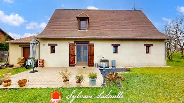 Maison périgourdine de 115 m2 habitables sur 1470 m2 de terrain