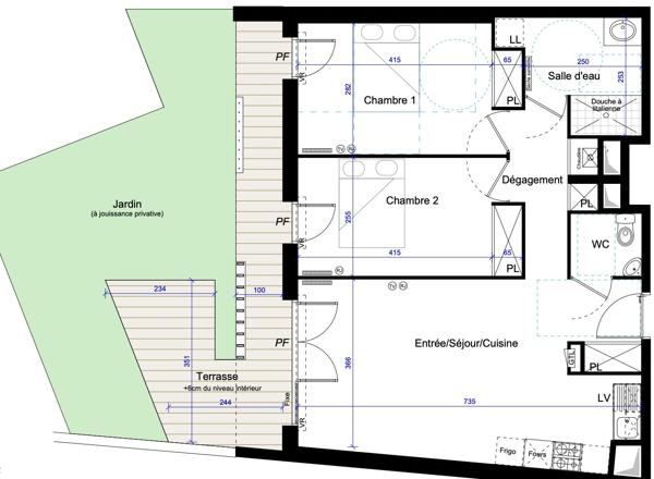 UN LIEU DE VIE SUR TALENCE CENTRE AVEC JARDIN/TERRASSE