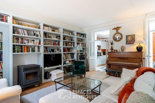 Maison bourgeoise et sa dépendance de charme subtilement rénovées