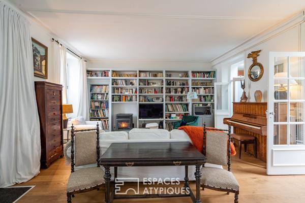 Maison bourgeoise et sa dépendance de charme subtilement rénovées