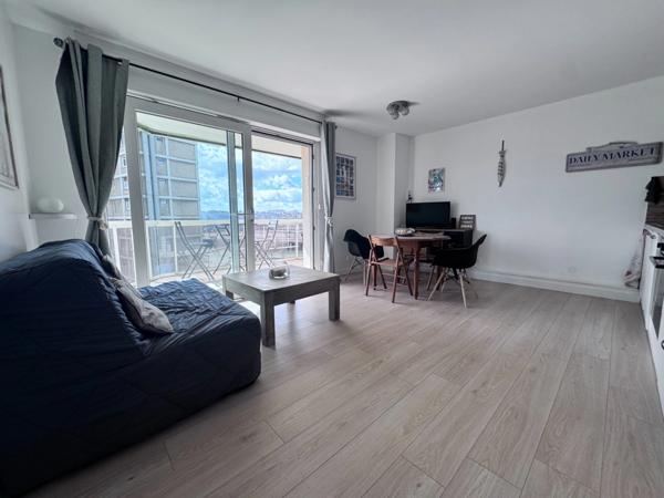 Appartement 2 pièces avec vue Port - Résidence recherchée à Boulogne-sur-Mer