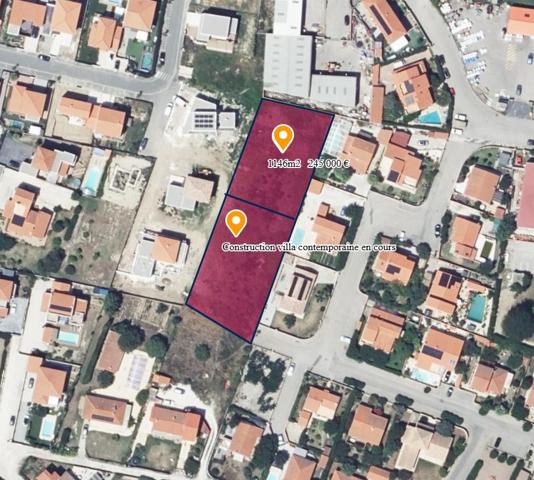 Villelongue De La Salanque Terrain Constructible de 1183 m2